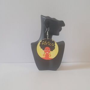 Afrocentric Wooden Earrings